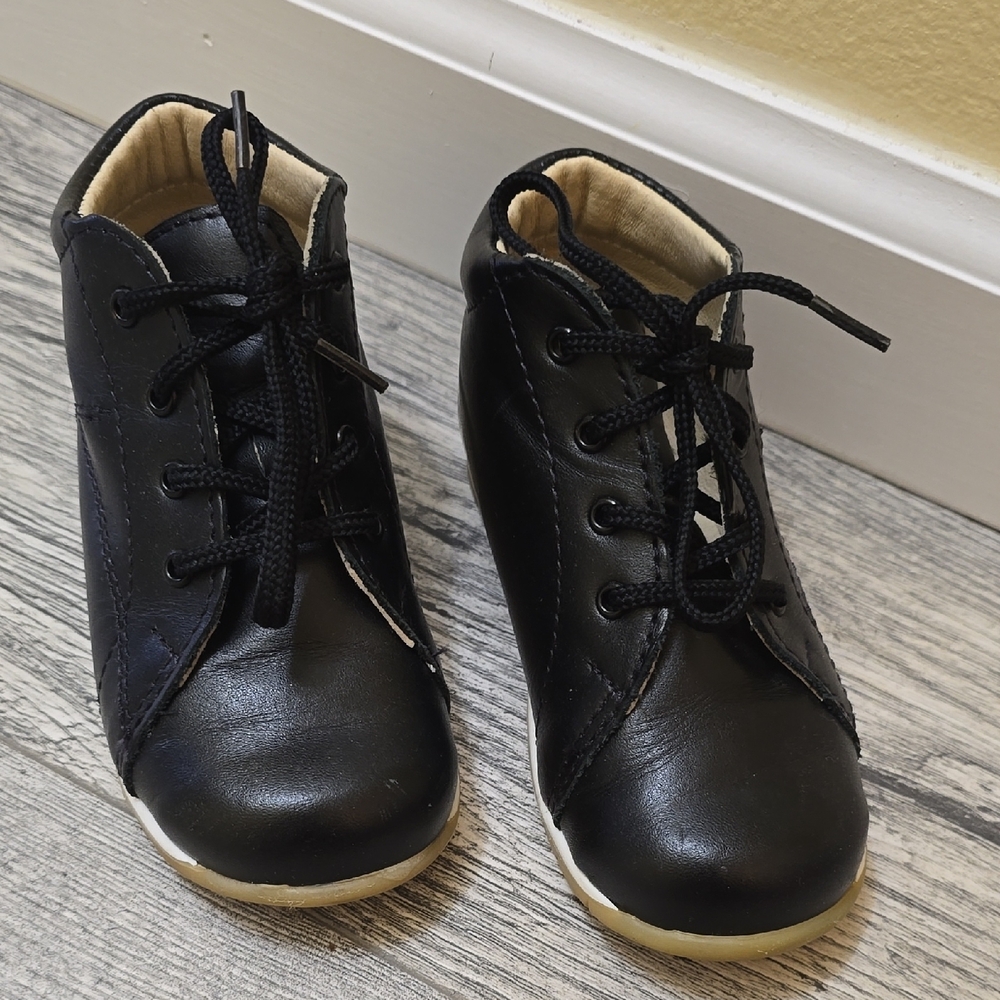 Stylish Black Baby Walker Shoes
